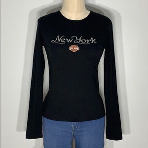 Harley-Davidson Black Long Sleeve Tee